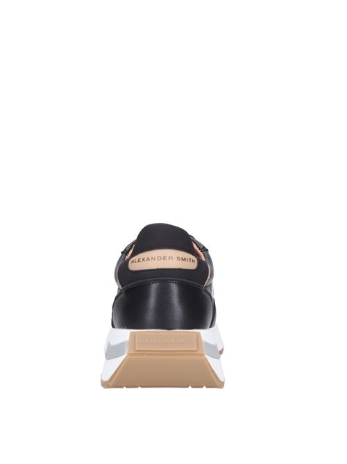 Eco-leather and fabric sneakers ALEXANDER SMITH | S1D 62BGD HYPENERO-ORO